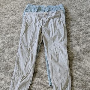Woolrich ankle chino sunday pants 2 pairs